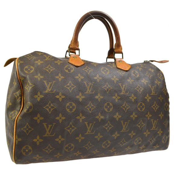 Louis Vuitton Handbags - Auth Louis Vuitton Speedy 35 Hand Bag #8546L23
